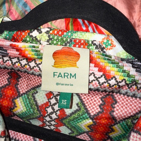 FARM Rio Pink Tropical Bomber Jacket - Picture 6 of 7